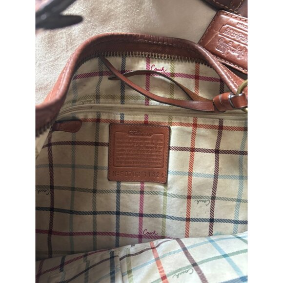 Coach Large Leather Shoulder Bag - Picture 9 of 9